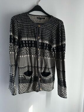 Black and White Cardigan